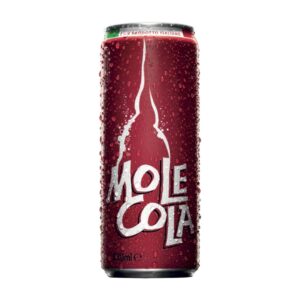 Canette de MoleCola Classica – cola italien naturel servi chez 500° Pizza Marseille