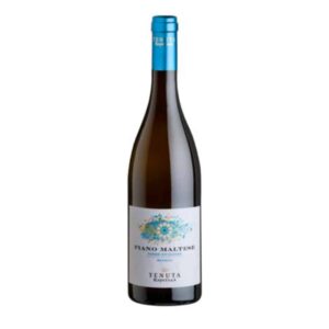 Bouteille de vin blanc bio sicilien Piano Maltese de la Tenuta Rapitalà disponible chez 500° Pizza à Marseille