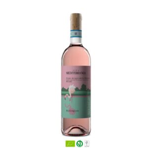 Bouteille de vin rosé bio Pinot Grigio delle Venezie servie chez 500° Pizza Marseille
