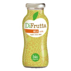 Bouteille de jus de pomme bio DiFrutta 200ml servie chez 500° Pizza Marseille