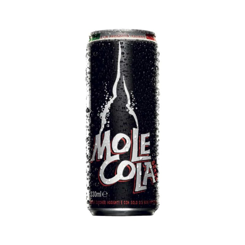 Canette de MoleCola Senza Zucchero – cola italien sans sucre proposé chez 500° Pizza Marseille